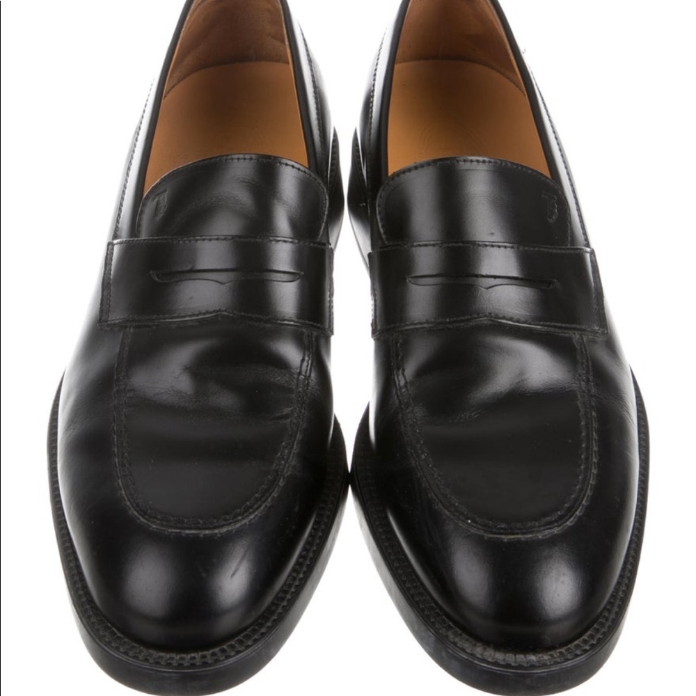 Tod’s leather penny loafers